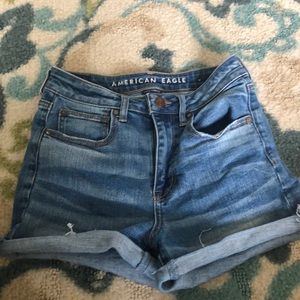 American eagle high wasted shorts